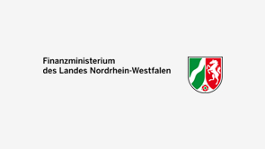 Logo "Ministerium der Finanzen des Landes NRW"