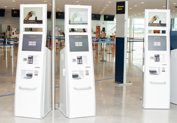 Maternas Check-In-Lösung am Flughafen Stockholm